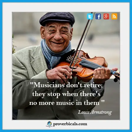 Saying about Musicians